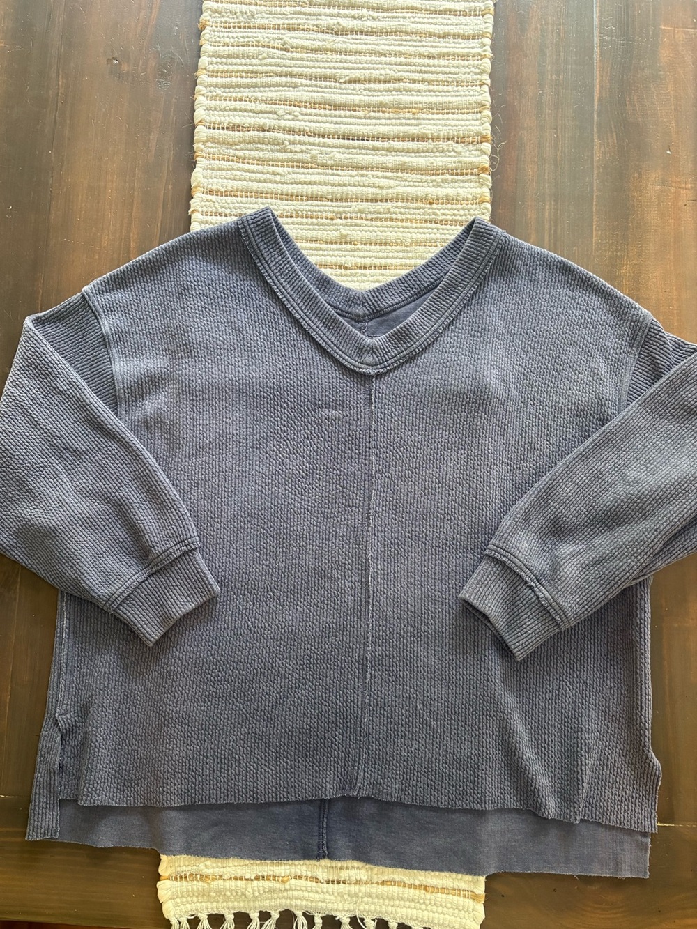 Aerie V neck oversized slouchy sweater